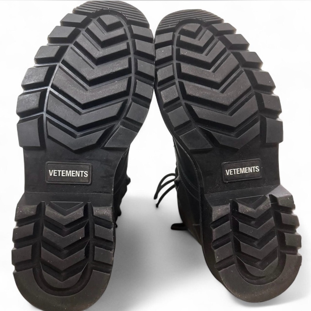 Vetements Black Combat Boots - Picture 2 of 7